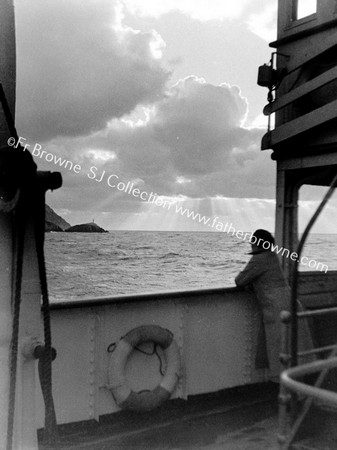 LOOKING BACK AT SOUTH STACK FROM SS SCOTIA